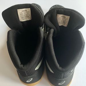 Asics Matflex Athletic Wrestling Shoes Black White 13